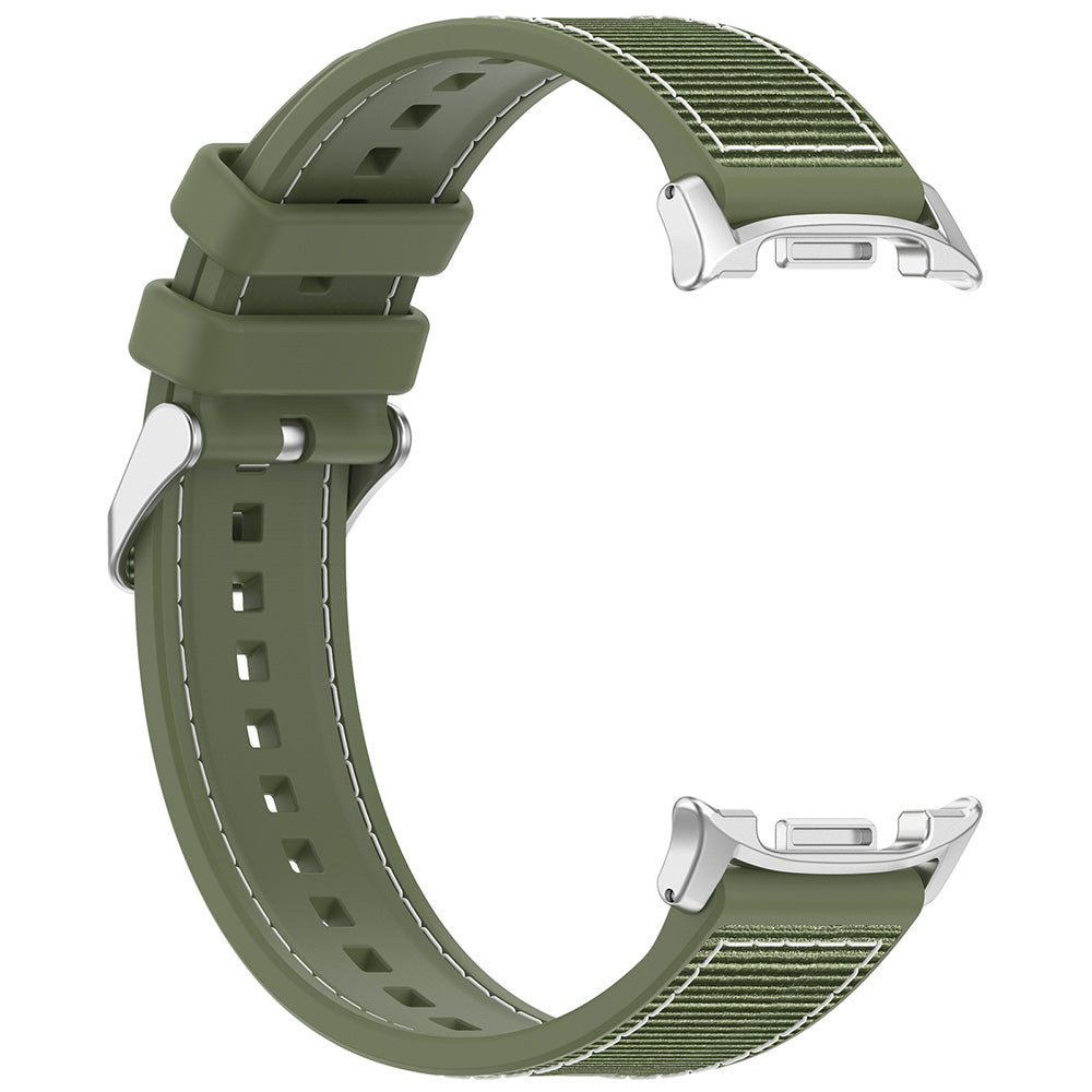 Curea Techsuit W051 pentru Samsung Galaxy Watch8 / Watch8 Classic Series, Verde