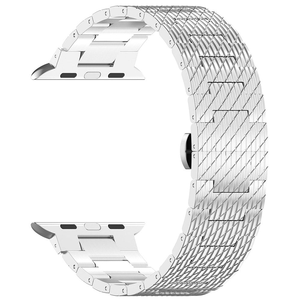 Curea Techsuit W052 pentru Apple Watch 42mm / 41mm / 40mm / 38mm Series, Argintie