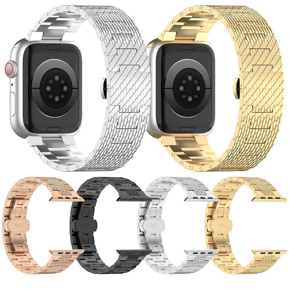 Curea Techsuit W052 pentru Apple Watch 42mm / 41mm / 40mm / 38mm Series, Argintie