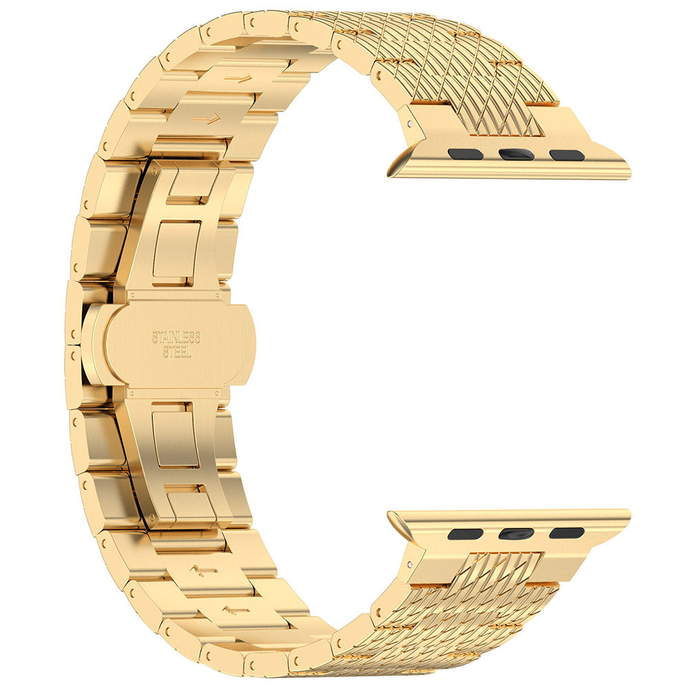 Curea Techsuit W052 pentru Apple Watch 42mm / 41mm / 40mm / 38mm Series, Aurie