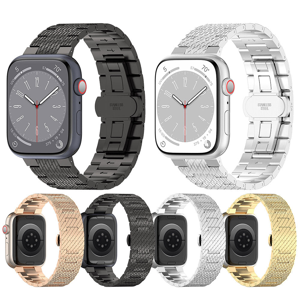 Curea Techsuit W052 pentru Apple Watch 42mm / 41mm / 40mm / 38mm Series, Aurie