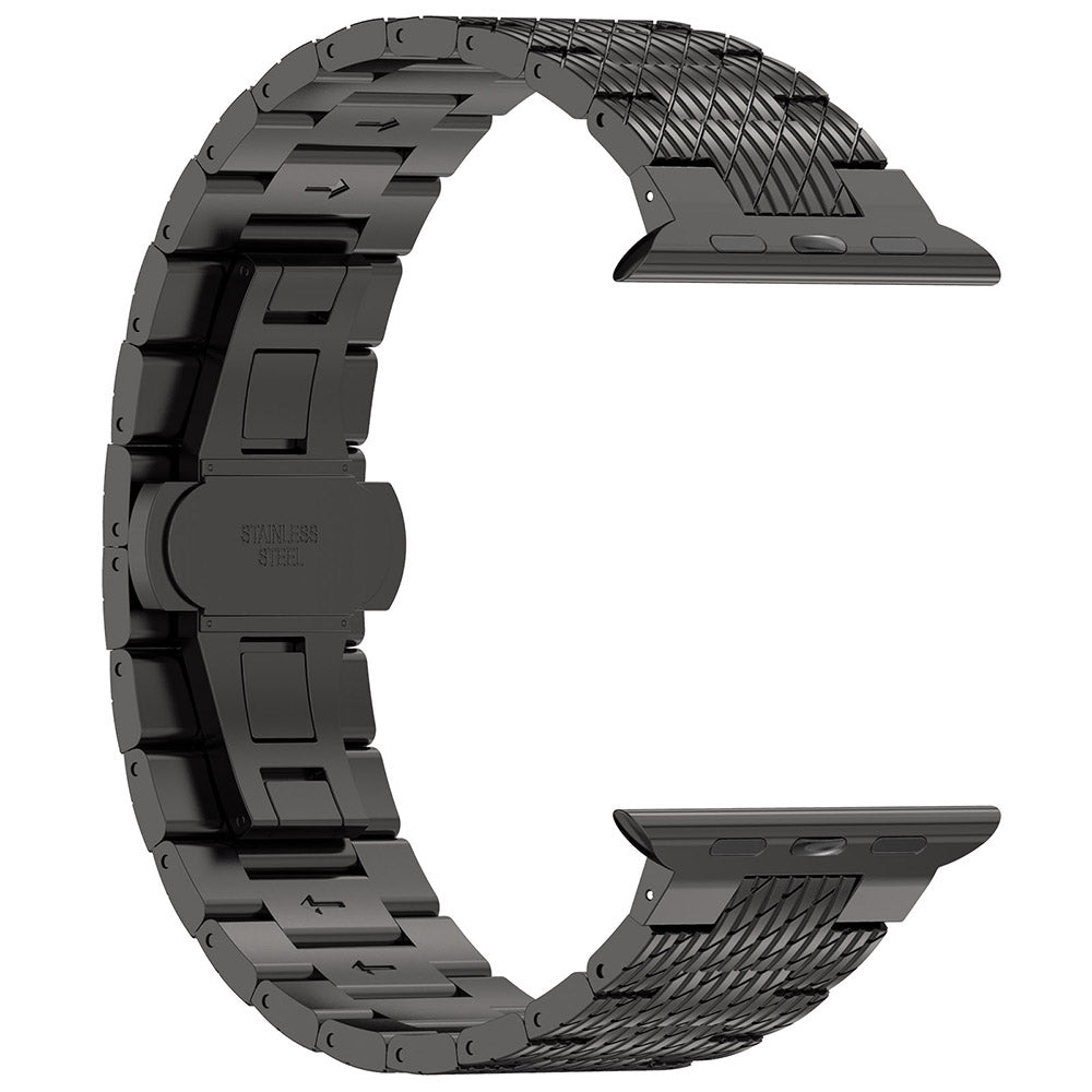 Curea Techsuit W052 pentru Apple Watch 42mm / 41mm / 40mm / 38mm Series, Neagra