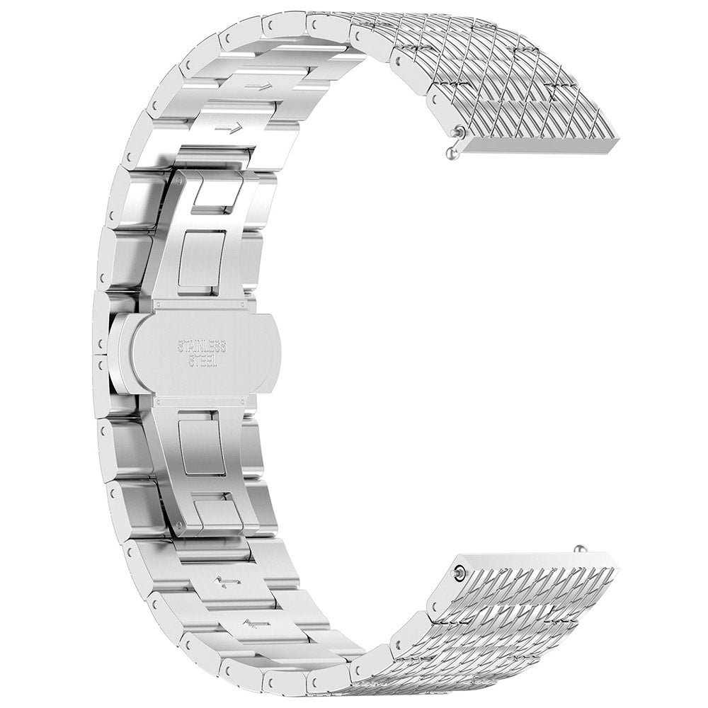 Curea Techsuit W052 pentru Huawei Watch / Xiaomi Watch Series, 22mm, Argintie