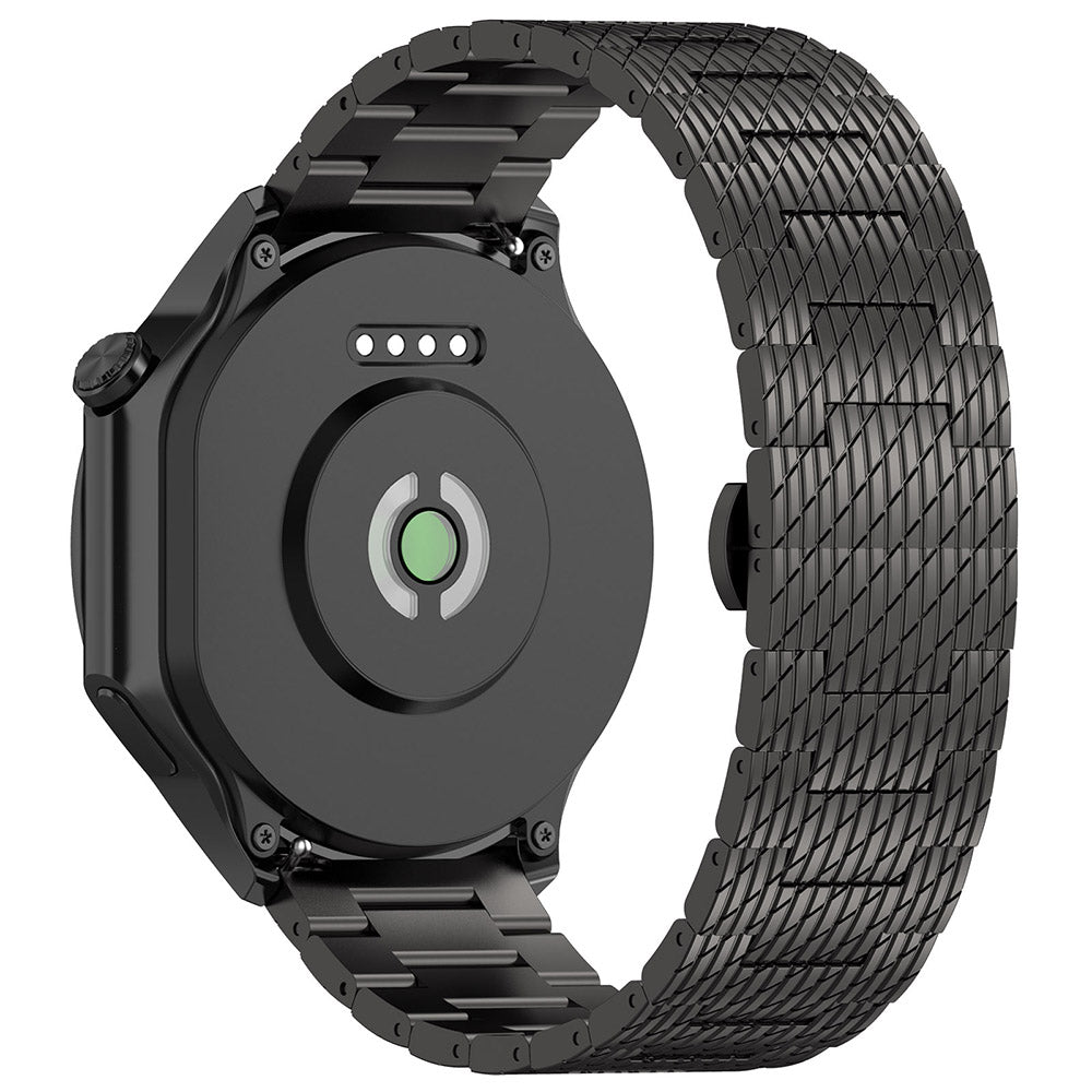 Curea Techsuit W052 pentru Huawei Watch / Xiaomi Watch Series, 22mm, Neagra