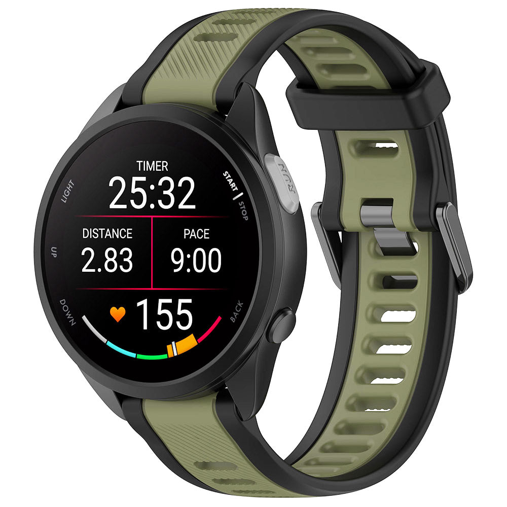 Curea Techsuit W053 pentru Huawei Watch / Garmin Watch Series, 18mm, Kaki