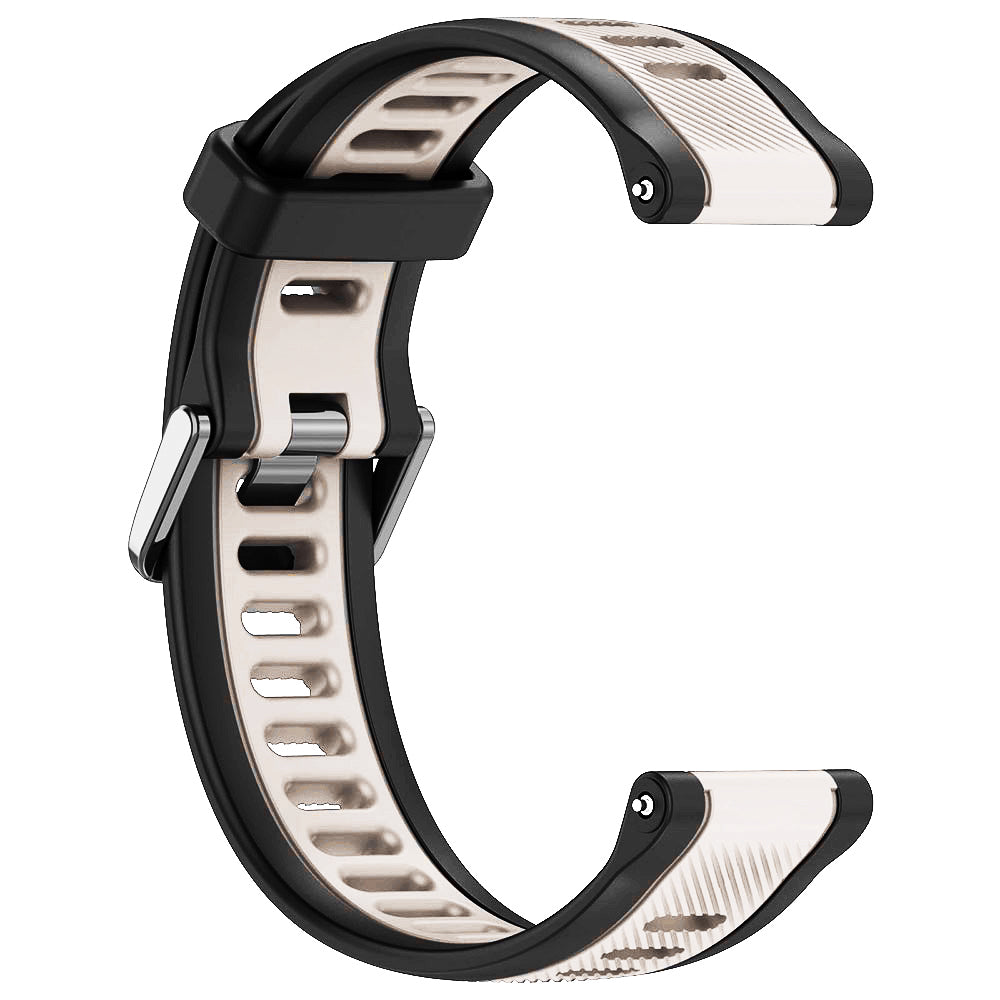 Curea Techsuit W053 pentru Samsung Galaxy Watch / Huawei Watch Series, 20mm, Bej