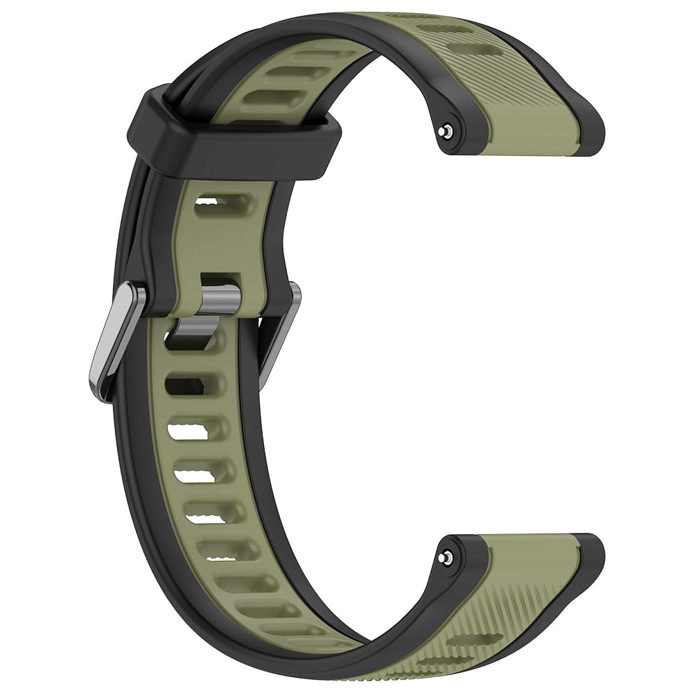 Curea Techsuit W053 pentru Samsung Galaxy Watch / Huawei Watch Series, 20mm, Kaki