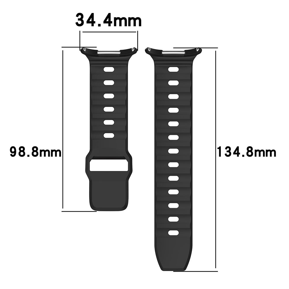 Curea Techsuit W055 pentru Samsung Galaxy Watch Ultra, Gri