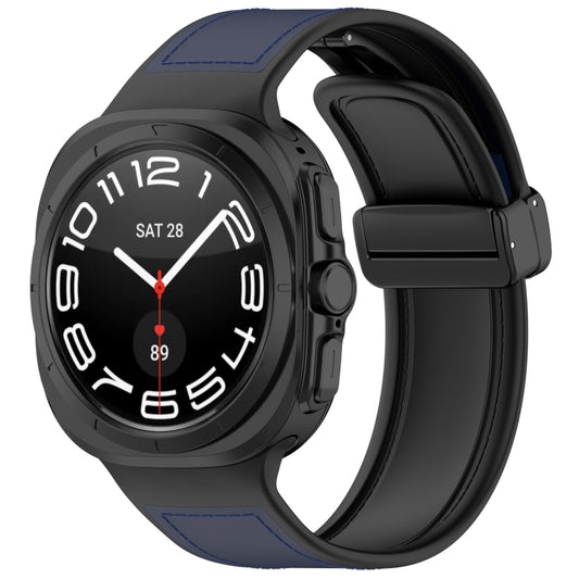 Curea Techsuit W056 pentru Samsung Galaxy Watch Ultra, Bleumarin