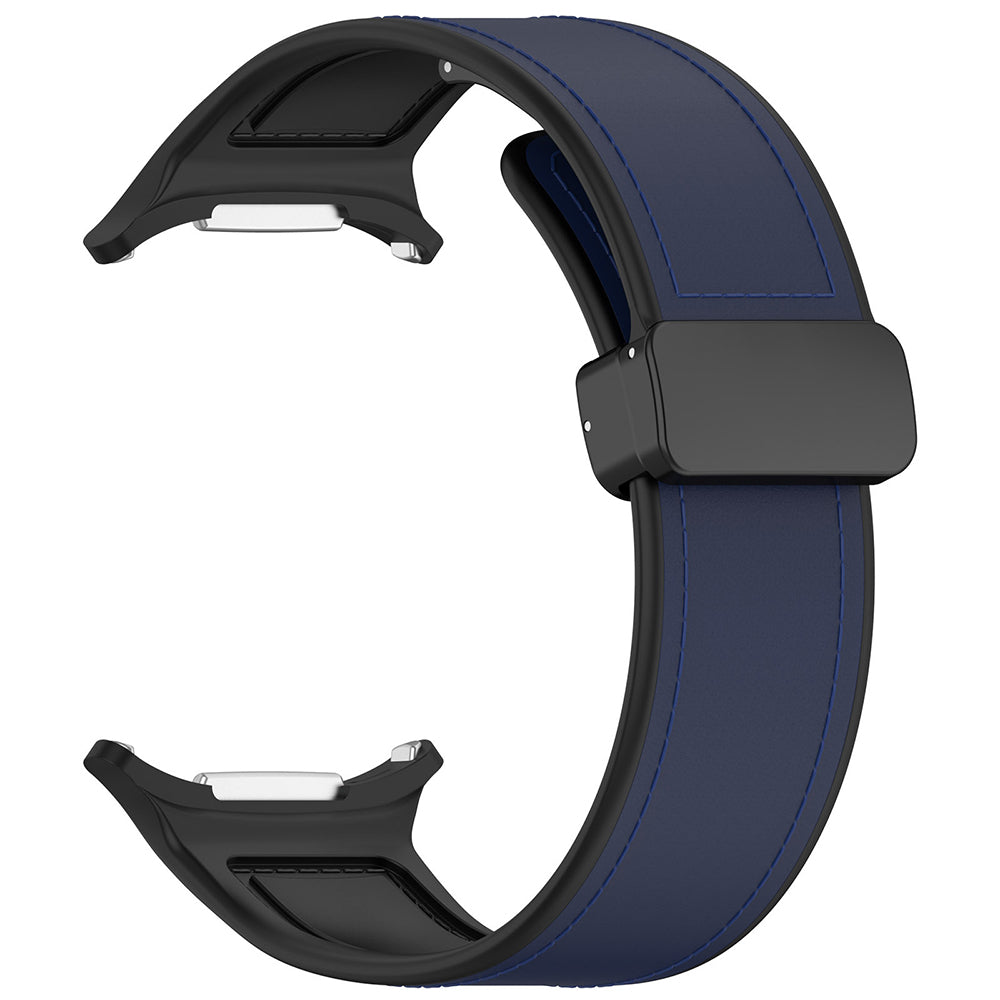 Curea Techsuit W056 pentru Samsung Galaxy Watch Ultra, Bleumarin