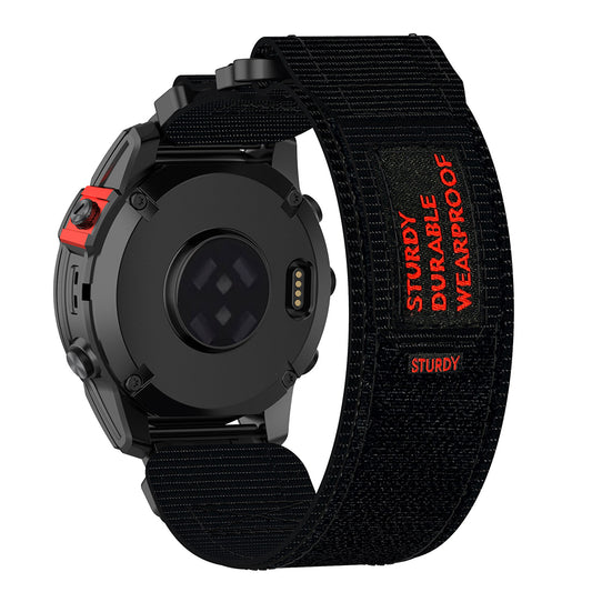 Curea Techsuit W057 pentru Garmin Watch Fenix / Forerunner Series, 22mm, Neagra