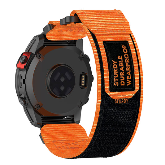 Curea Techsuit W057 pentru Garmin Watch Fenix / Forerunner Series, 22mm, Portocalie