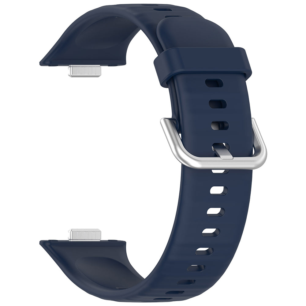 Curea Techsuit W061 pentru Huawei Watch Fit 4 Pro / Fit 4 / Fit 3, Bleumarin