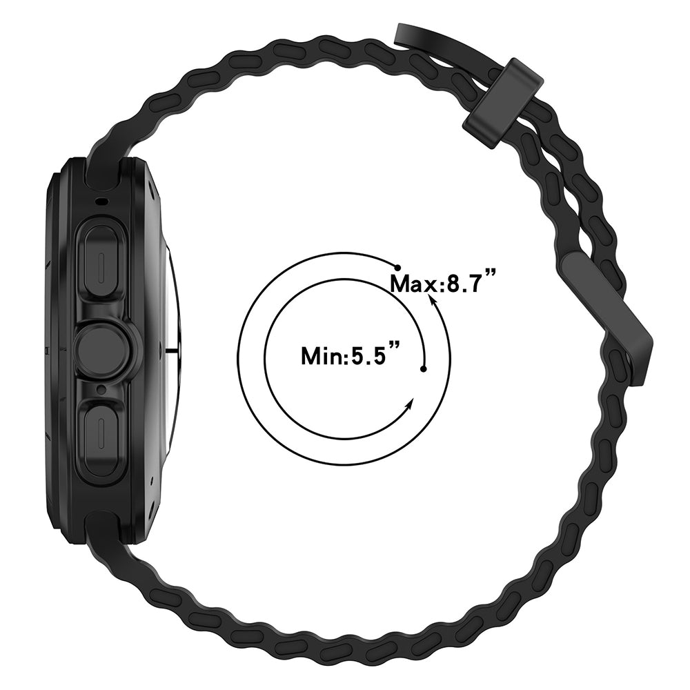 Curea Techsuit W062 pentru Samsung Galaxy Watch Ultra, Turcoaz