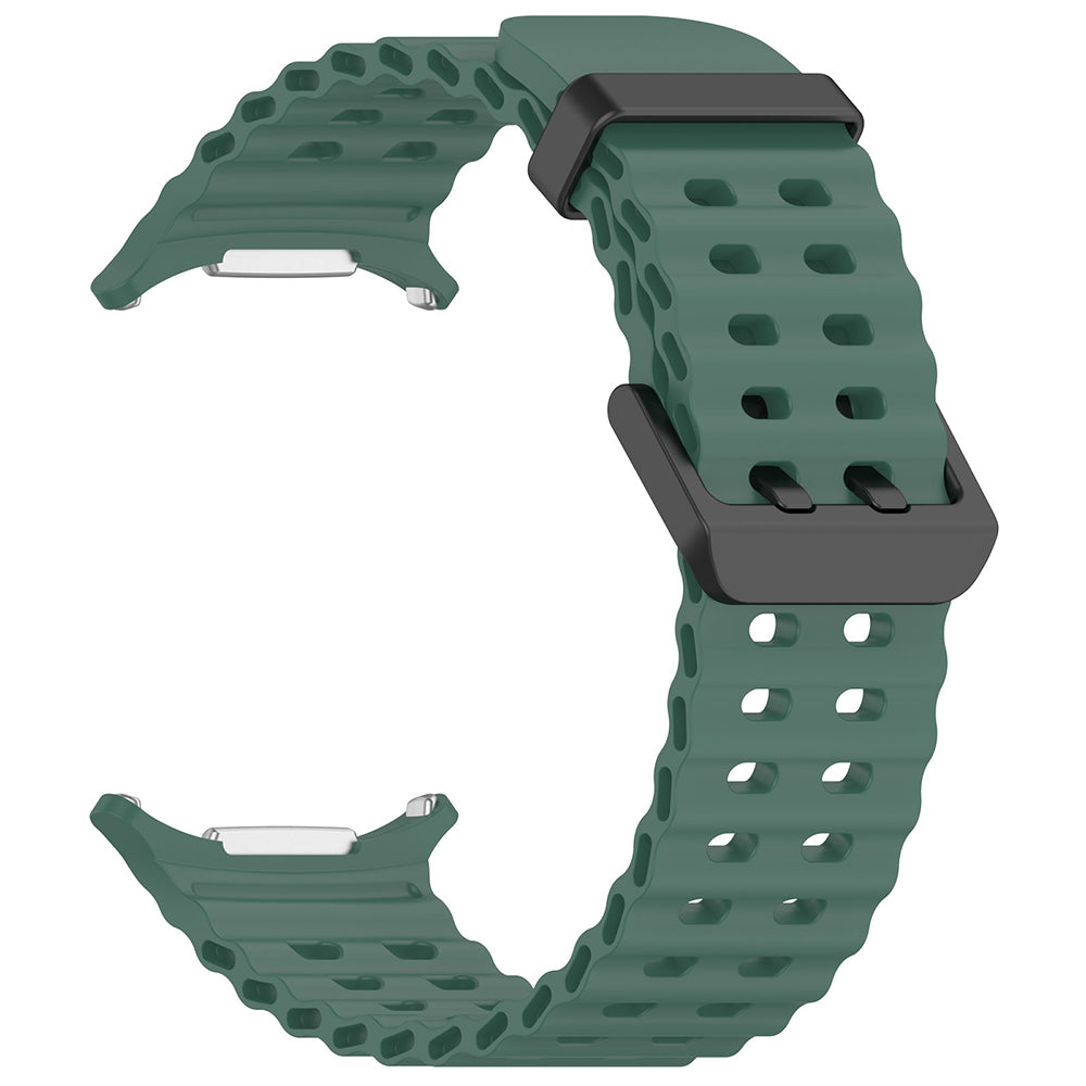Curea Techsuit W062 pentru Samsung Galaxy Watch Ultra, Verde