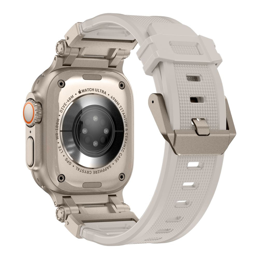 Curea Techsuit W064 pentru Apple Watch 49mm / 46mm / 45mm / 44mm / 42mm Series, Argintie