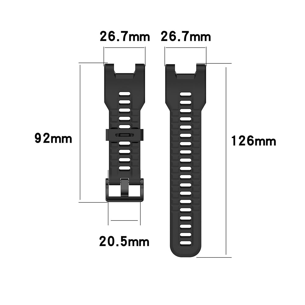 Curea Techsuit W067 pentru Amazfit T-Rex Pro / T-Rex, Bleumarin
