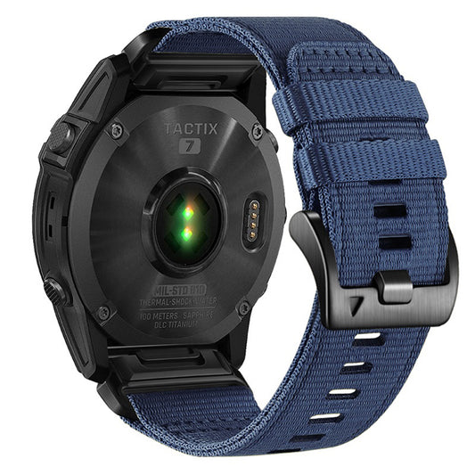 Curea Techsuit W070 pentru Garmin Instinct / Approach / Fenix Watch Series, 20mm, Bleumarin