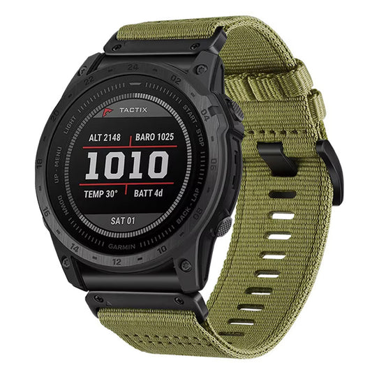 Curea Techsuit W070 pentru Garmin Instinct / Approach / Fenix Watch Series, 20mm, Verde