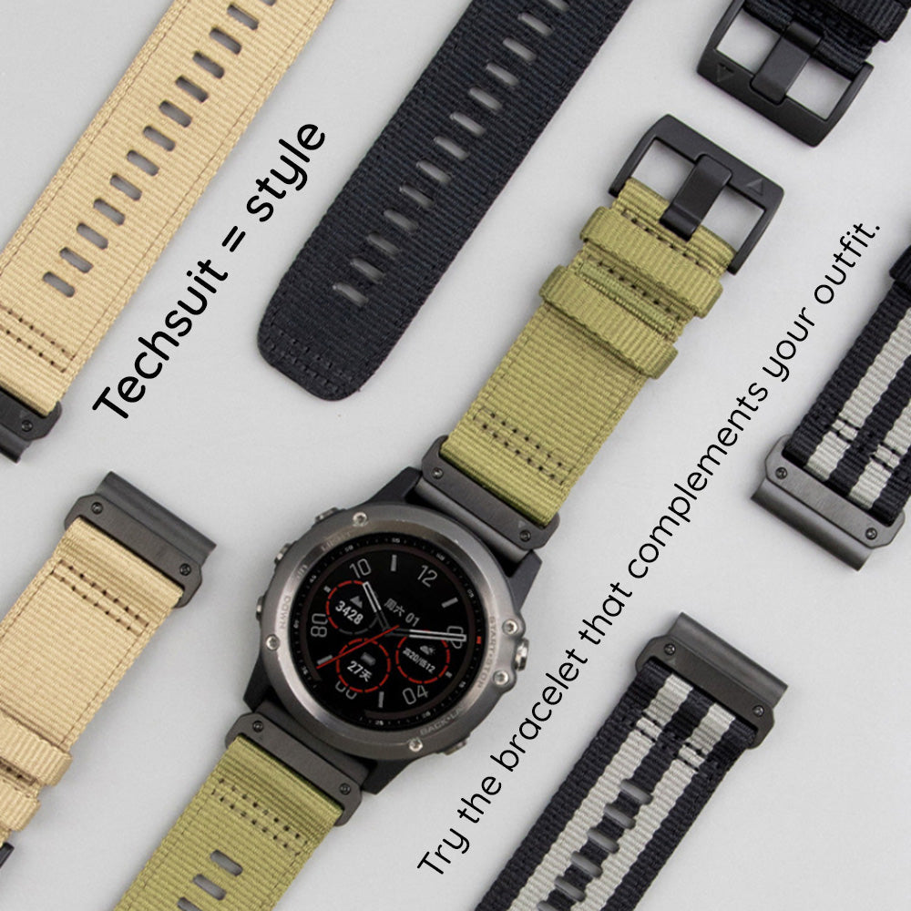 Curea Techsuit W070 pentru Samsung Galaxy Watch / Huawei Watch Series, 20mm, Portocalie