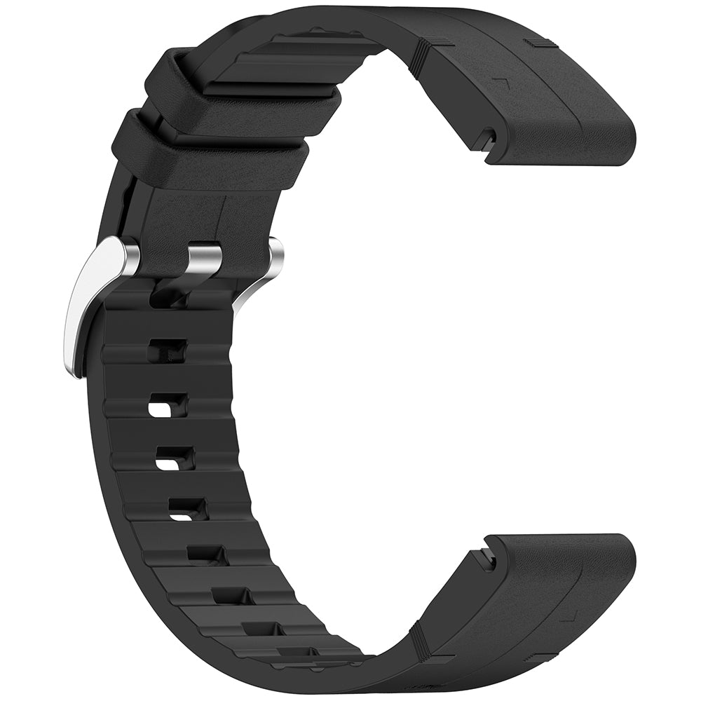 Curea Techsuit W071 pentru Garmin Instinct / Approach / Fenix Watch Series, 20mm, Neagra