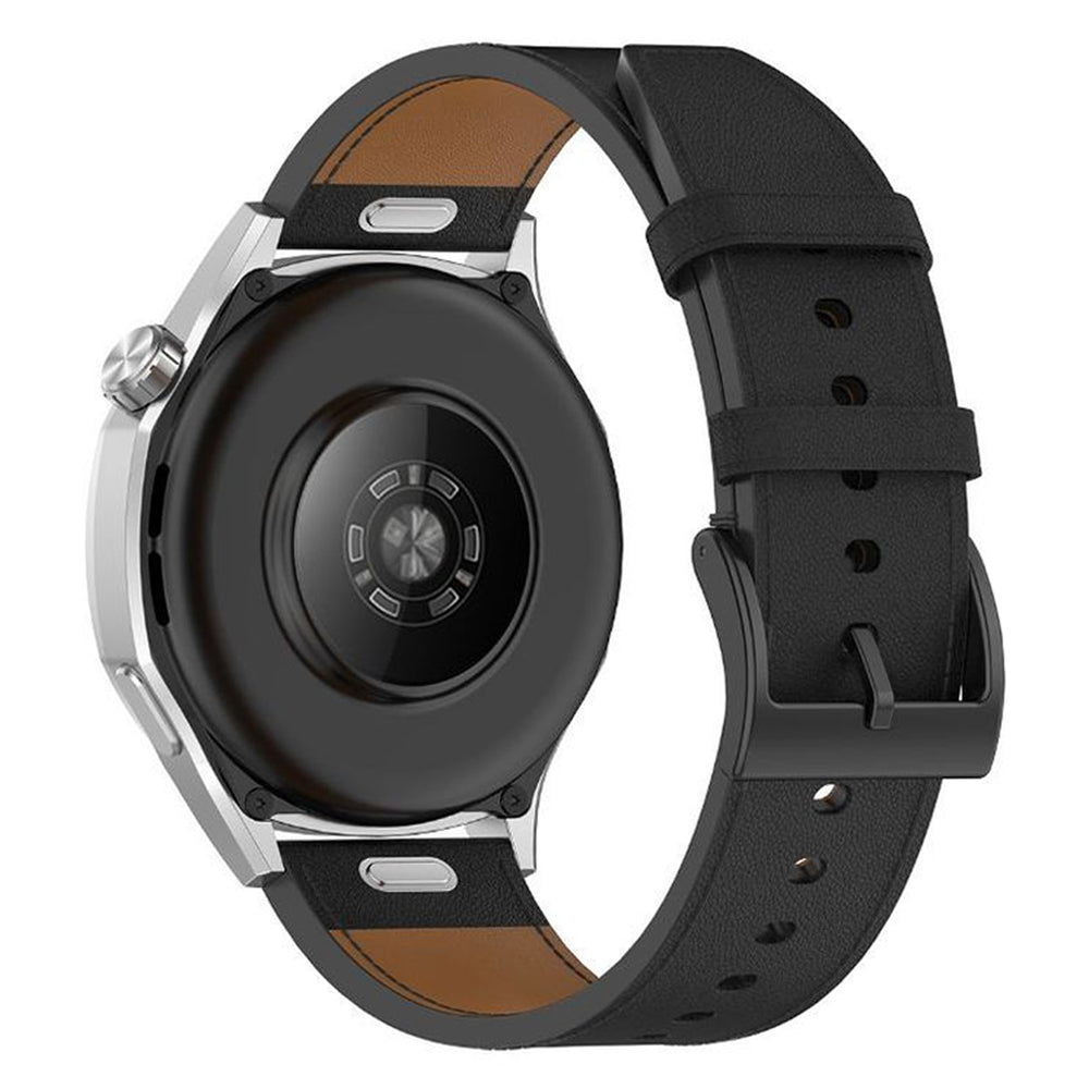 Curea Techsuit W073 pentru Samsung Galaxy Watch / Huawei Watch Series, 22mm, Neagra