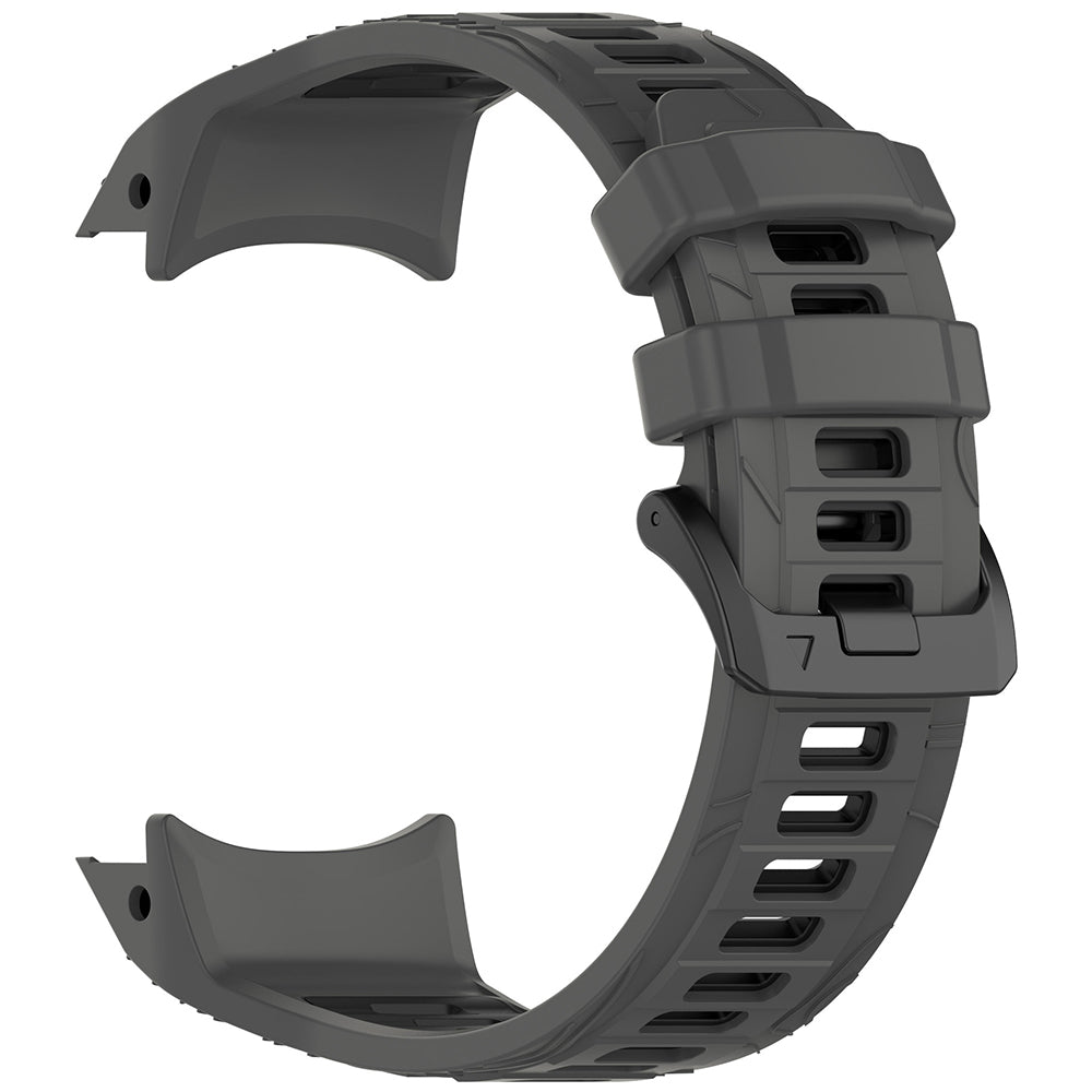 Curea Techsuit W077 pentru Garmin Instinct 3 50mm Solar / Instinct 3 50mm, Gri
