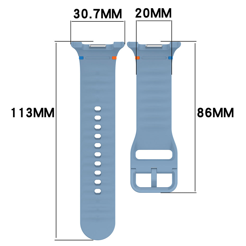 Curea Techsuit W079 pentru Samsung Galaxy Watch9 / Watch8 / Watch8 Classic Series, Verde