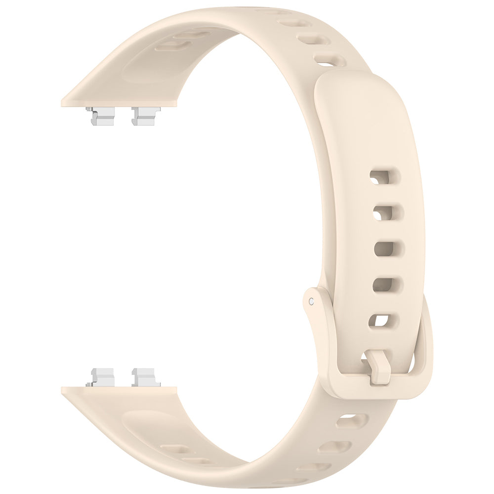 Curea Techsuit W081 pentru Huawei Band 11 / 11 Pro, Crem