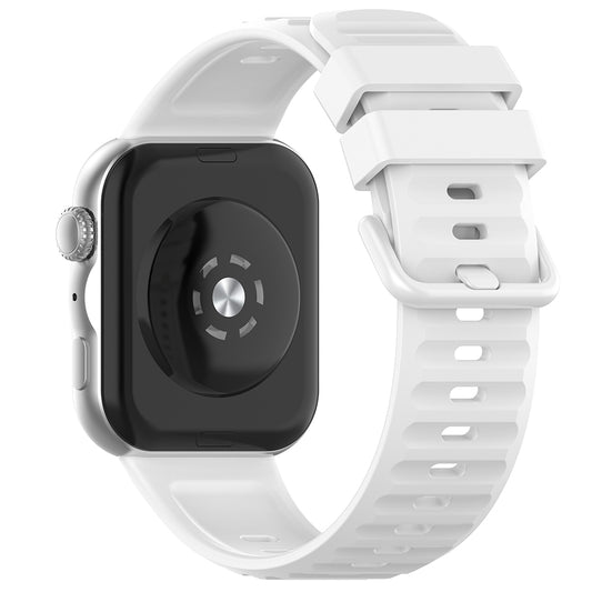 Curea Techsuit W082 pentru Huawei Watch Fit 5 Pro, Alba