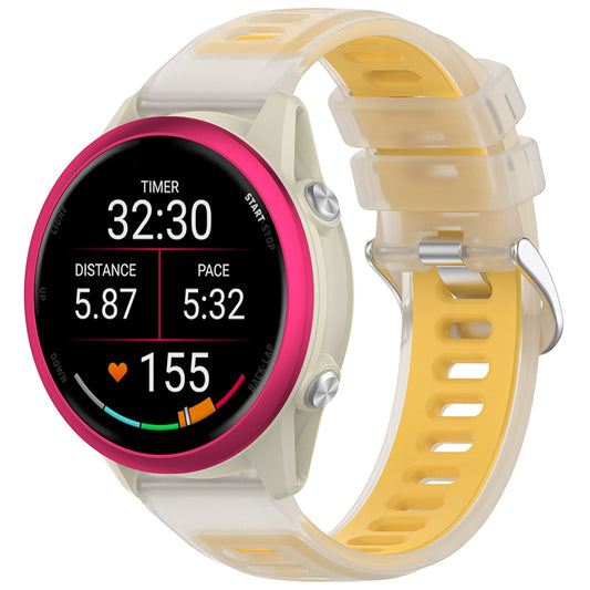Curea Techsuit W084 pentru Samsung Galaxy Watch / Huawei Watch Series, 22mm, Galbena