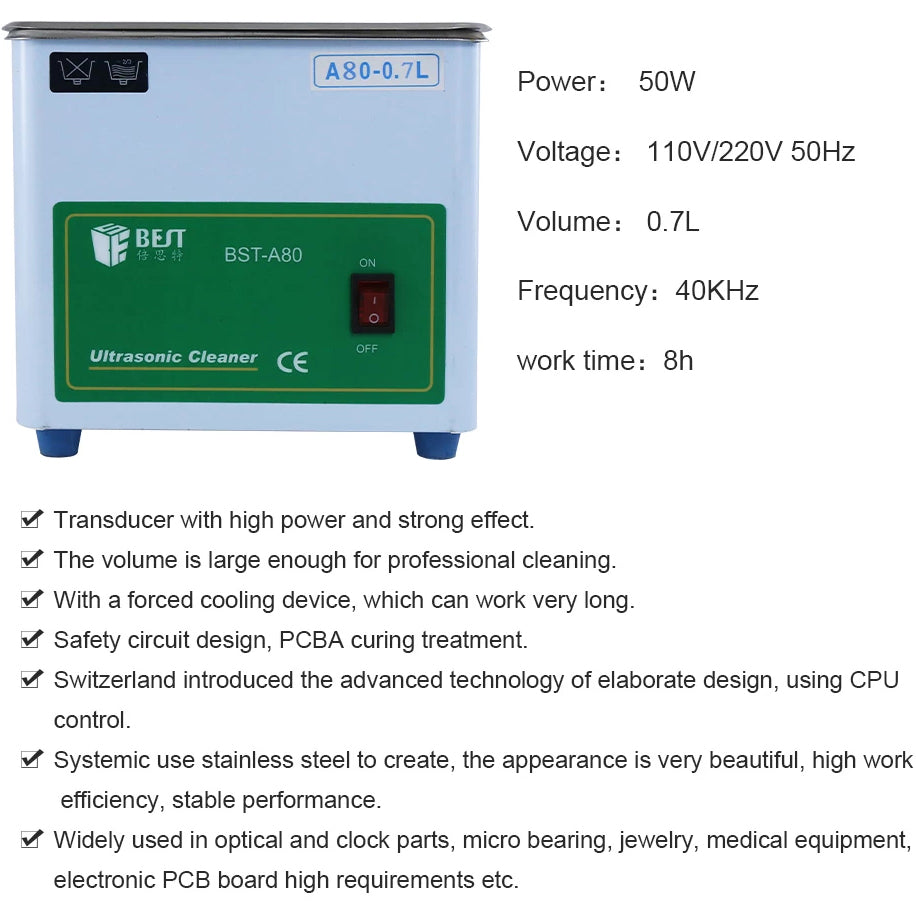 Cuva Ultrasunete Best BST-A80