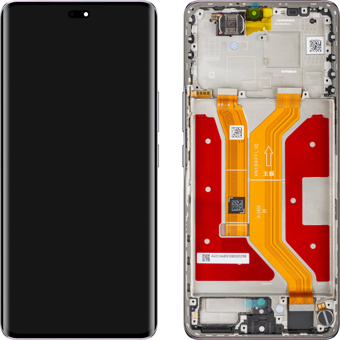 Display cu Touchscreen Honor Magic7 Lite, cu Rama, Mov (Titanium Purple), Service Pack 0235AMMP