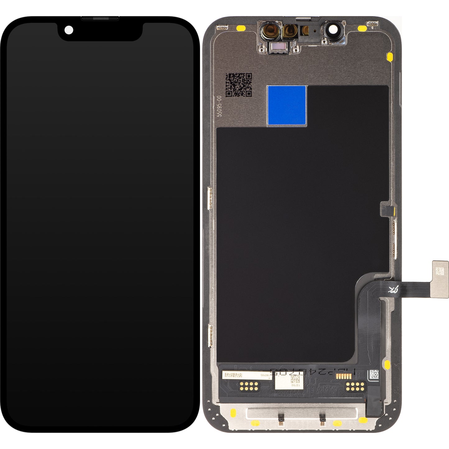 Display cu Touchscreen JK pentru Apple iPhone 13 mini, cu Rama, Versiune LCD In-Cell IC Movable, Negru