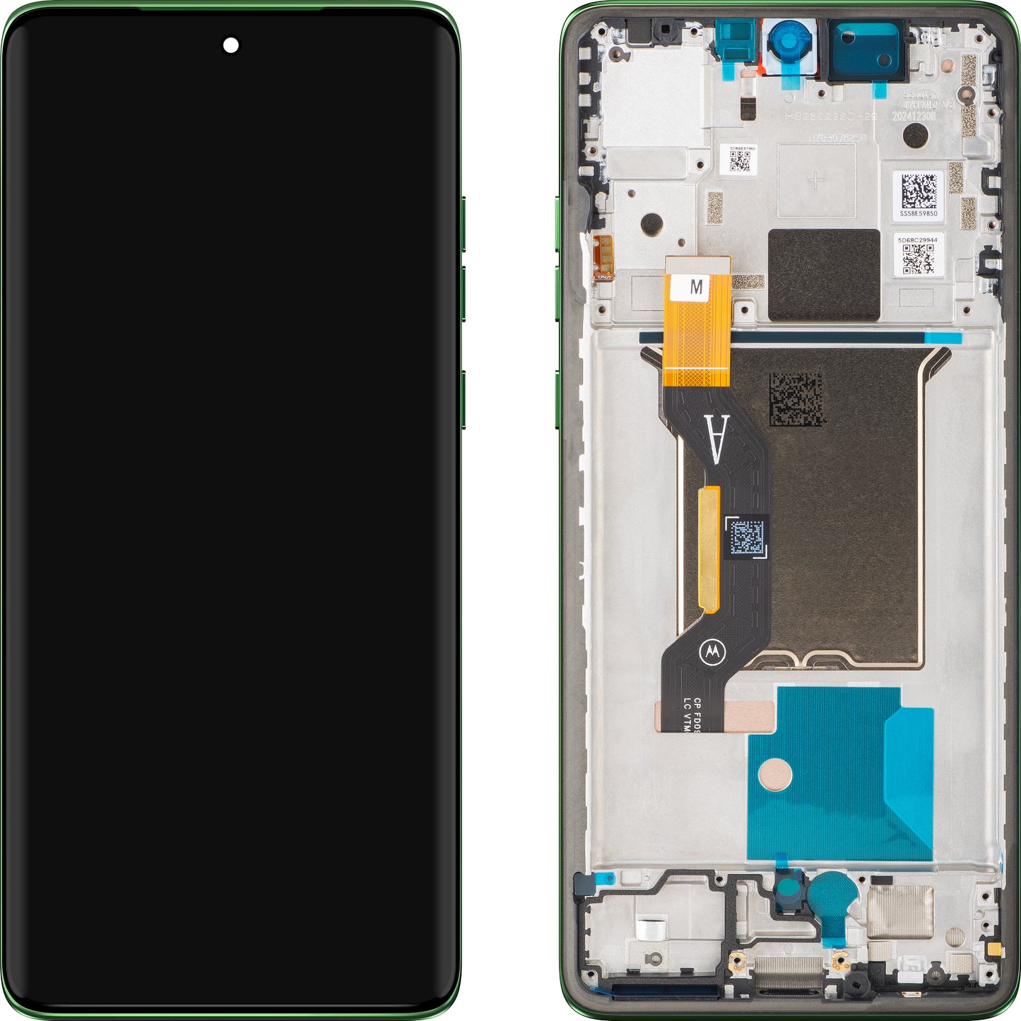 Display cu Touchscreen Motorola Moto Edge 60, cu Rama, Verde, Service Pack 5D68C29944