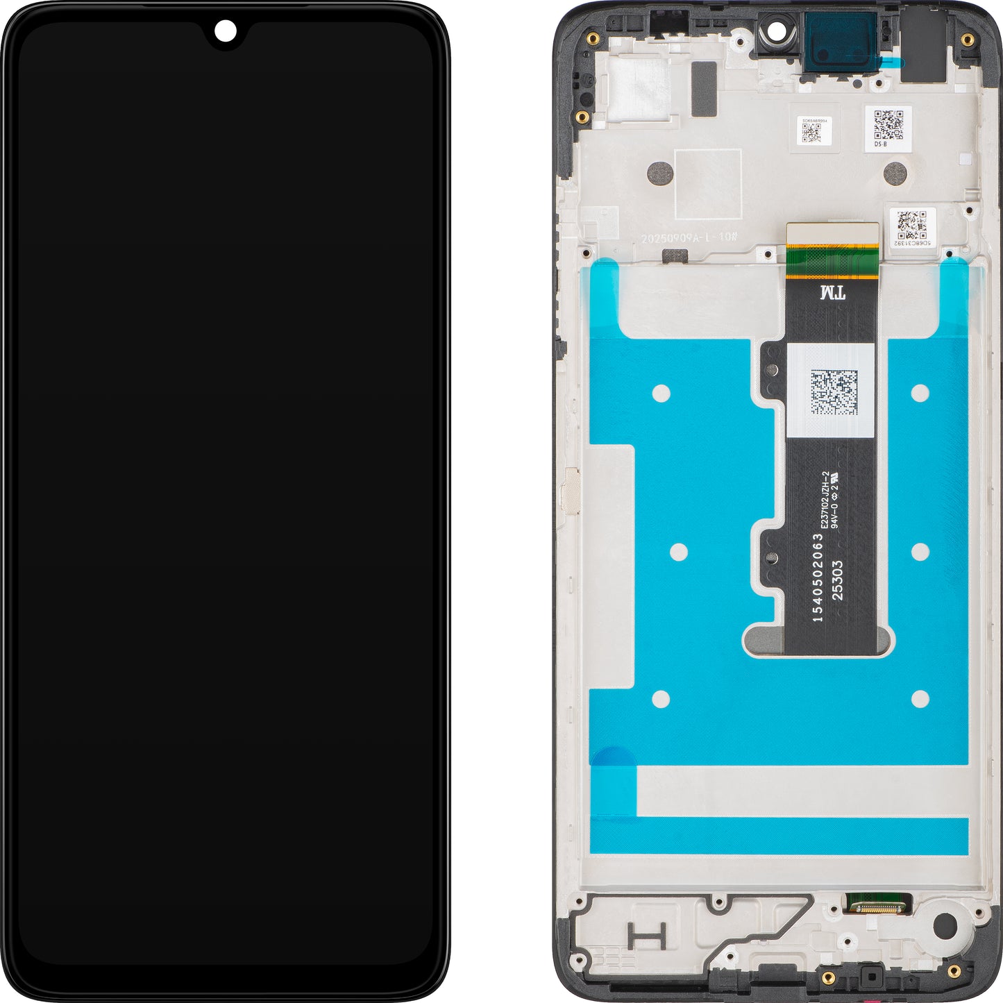 Display cu Touchscreen Motorola Moto G06 Power, cu Rama, Negru, Service Pack 5D68C31392