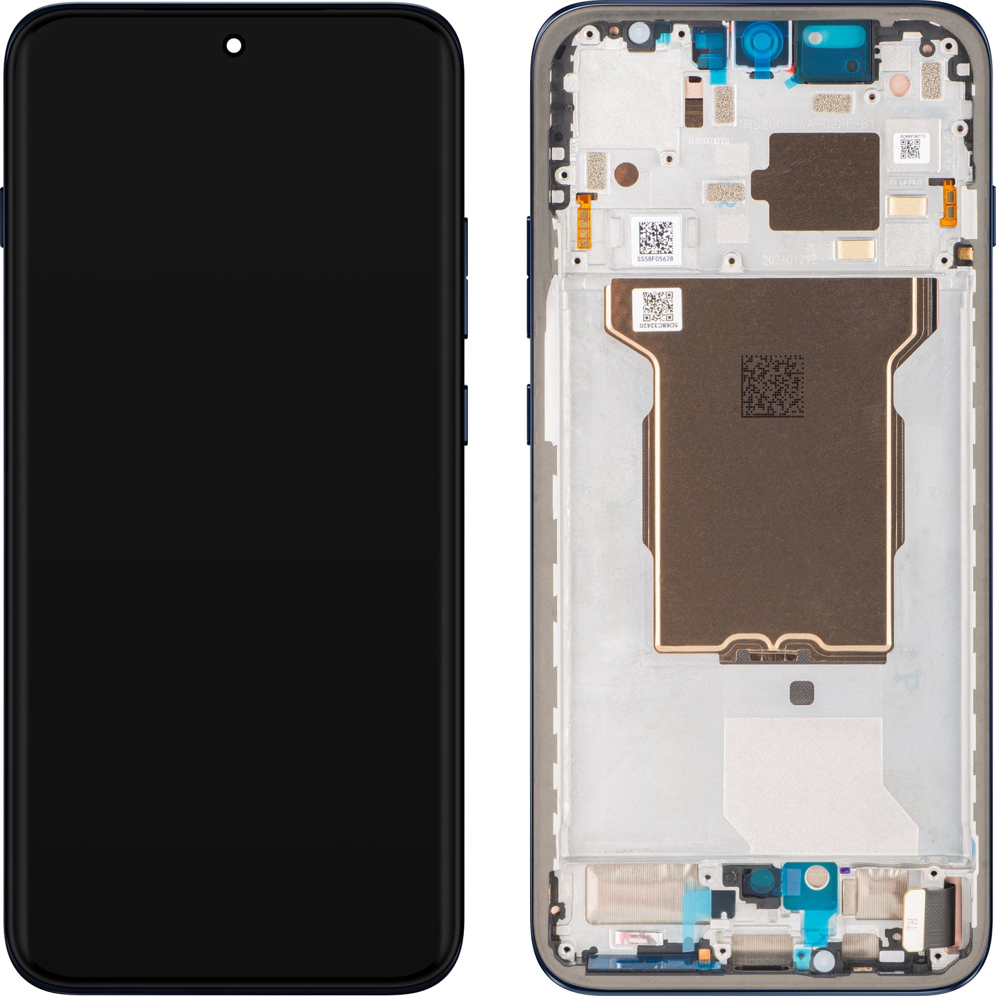 Display cu Touchscreen Motorola Edge 70 Pro, cu Rama, Bleumarin (Pantone Titan), Service Pack 5D68C32420