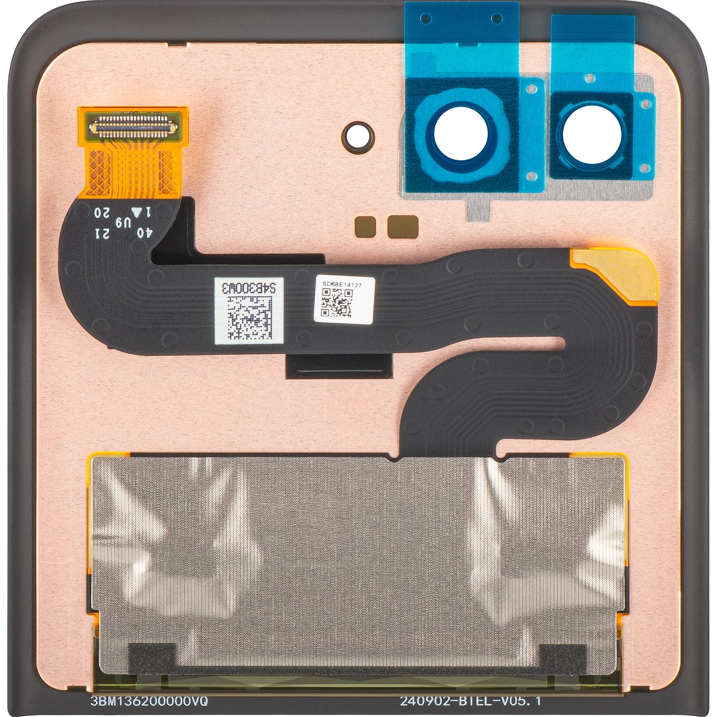 Display cu Touchscreen Motorola Razr 2024 / Razr 50, Sub Outer, Service Pack 5D68C24805