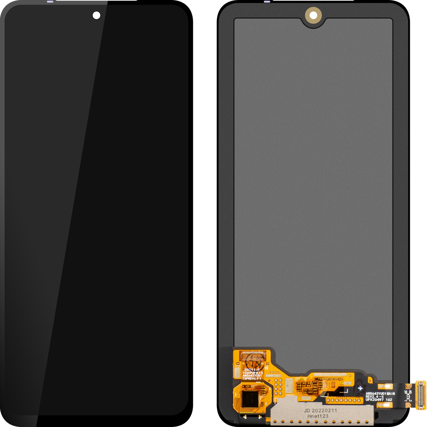 Display cu Touchscreen MP compatibil cu Xiaomi Poco M5s / Redmi Note 10 / Note 10S, Versiune OLED, Resigilat