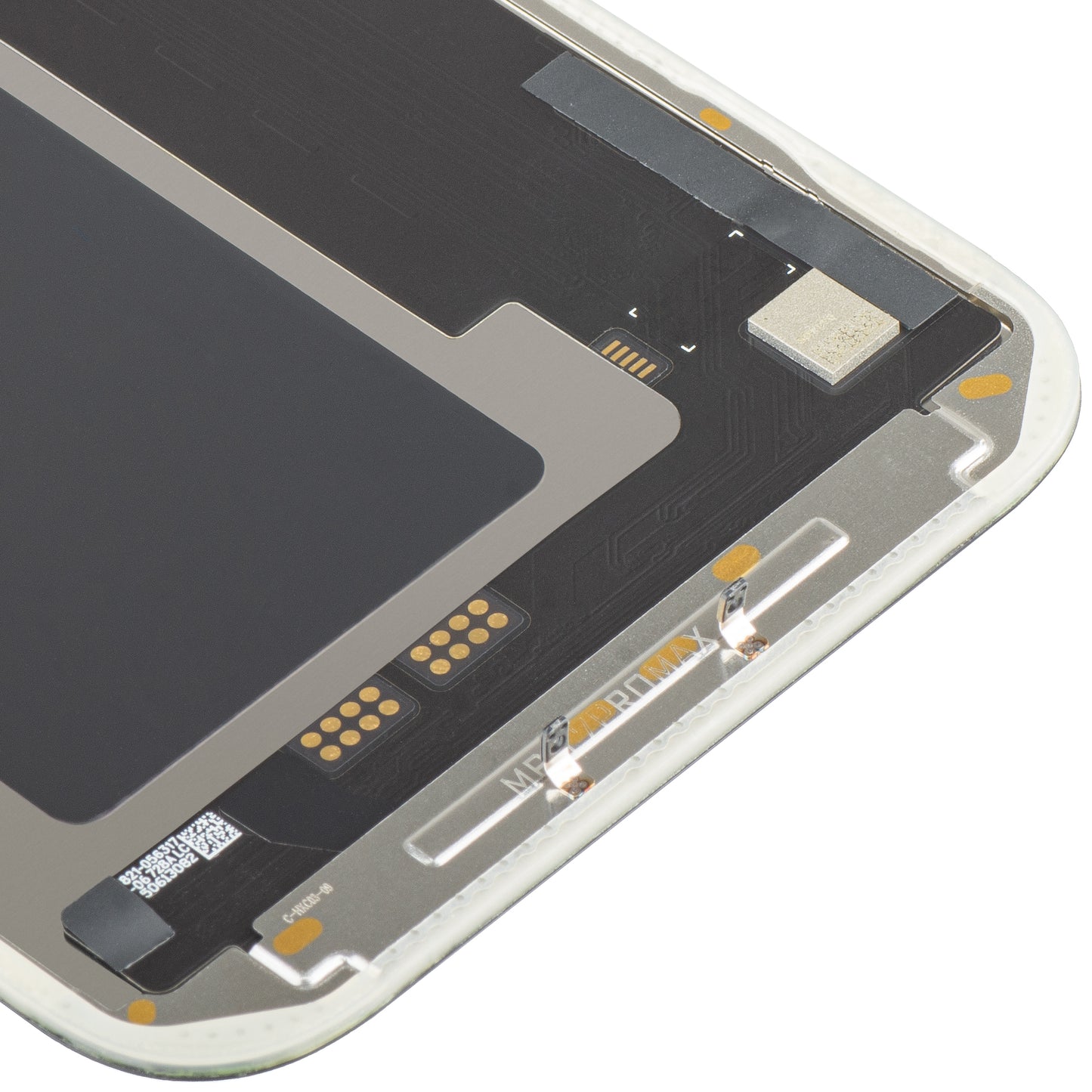 Display cu Touchscreen MP compatibil cu Apple iPhone 17 Pro Max, cu Rama, Versiune Soft OLED FHD 120Hz IC Movable, Negru