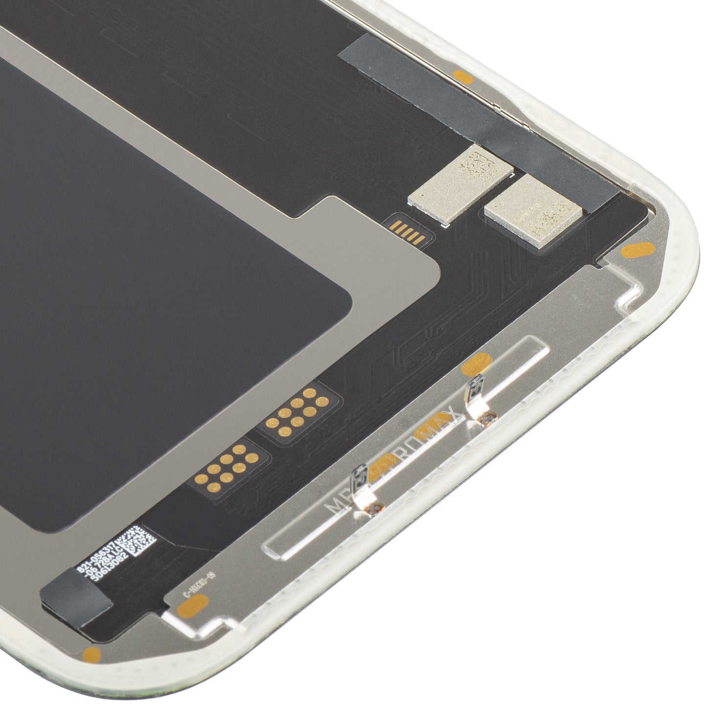 Display cu Touchscreen MP compatibil cu Apple iPhone 17 Pro Max, cu Rama, Versiune Soft OLED FHD 120Hz IC Movable, Negru