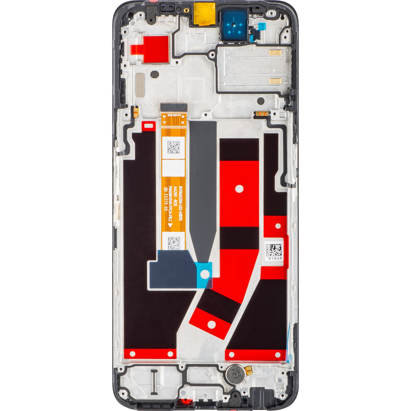 Display cu Touchscreen Oppo A77 5G, cu Rama, Negru, Service Pack 4130192