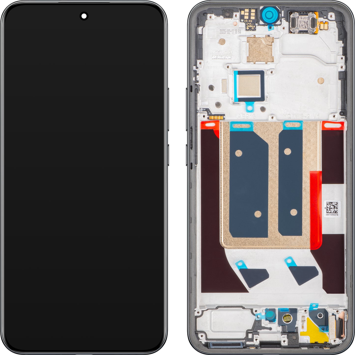 Display cu Touchscreen Realme 14 Pro+, cu Rama, Gri (Suede Gray), Service Pack 621039000080