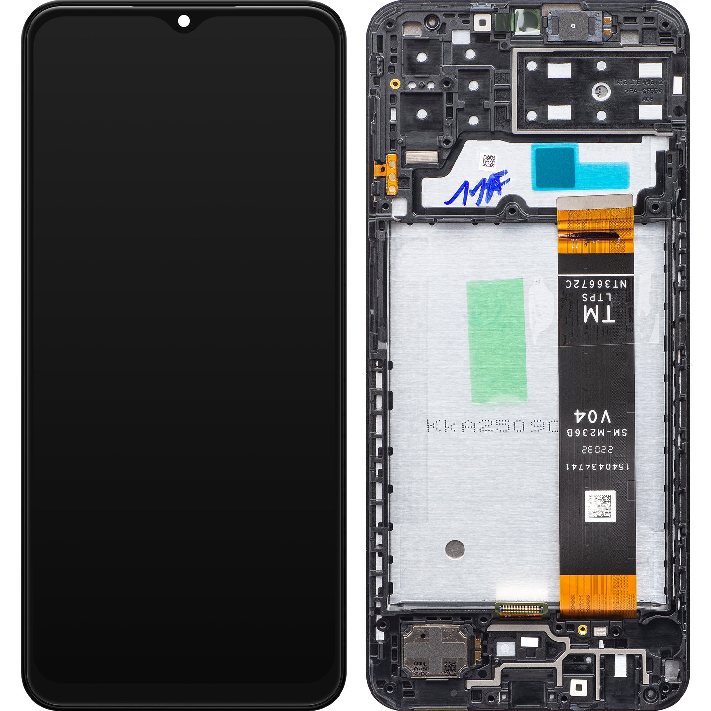 Display cu Touchscreen Samsung Galaxy A13 A135, cu Rama, Negru, Swap GH82-28508A