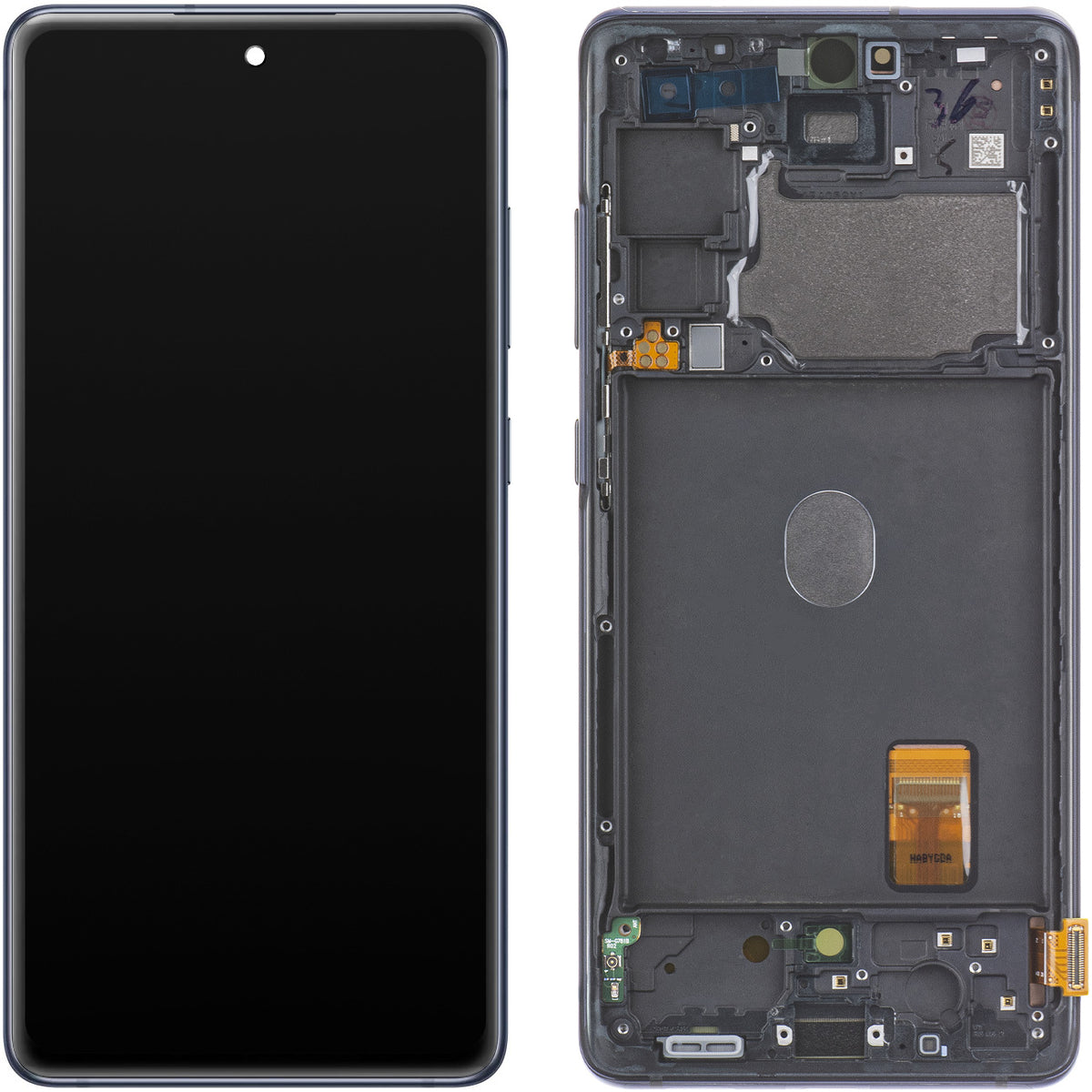 Display cu Touchscreen Samsung Galaxy S20 FE 5G G781, cu Rama, Bleumarin, Swap GH82-24214A