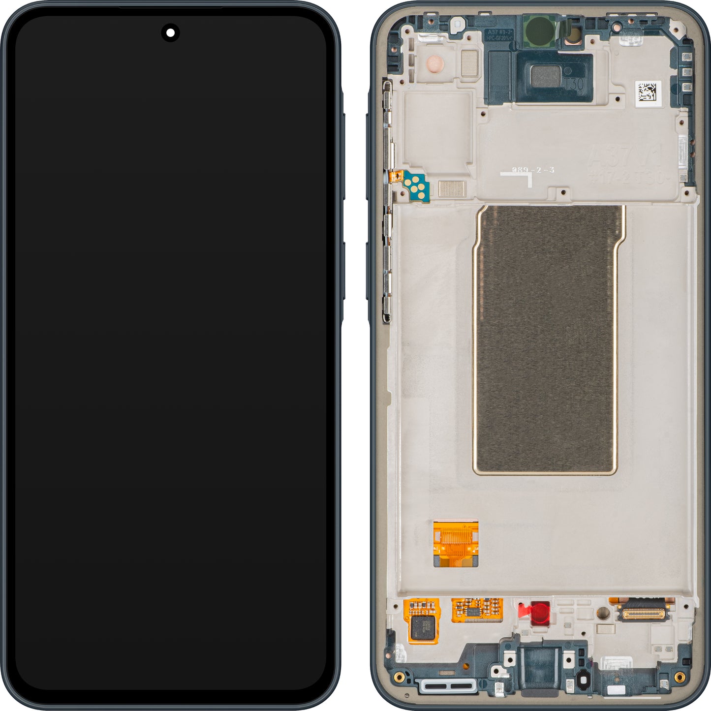 Display cu Touchscreen Samsung Galaxy A37 5G, cu Rama, Verde (Graygreen), Service Pack GH82-39232B