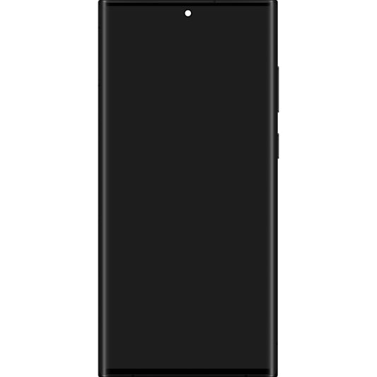 Display cu Touchscreen Samsung Galaxy S22 Ultra 5G S908, cu Rama, Albastru (Sky Blue), Service Pack GH82-27488E