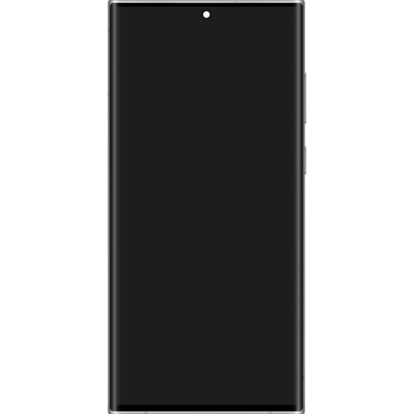 Display cu Touchscreen Samsung Galaxy S22 Ultra 5G S908, cu Rama, Alb, Service Pack GH82-27488C