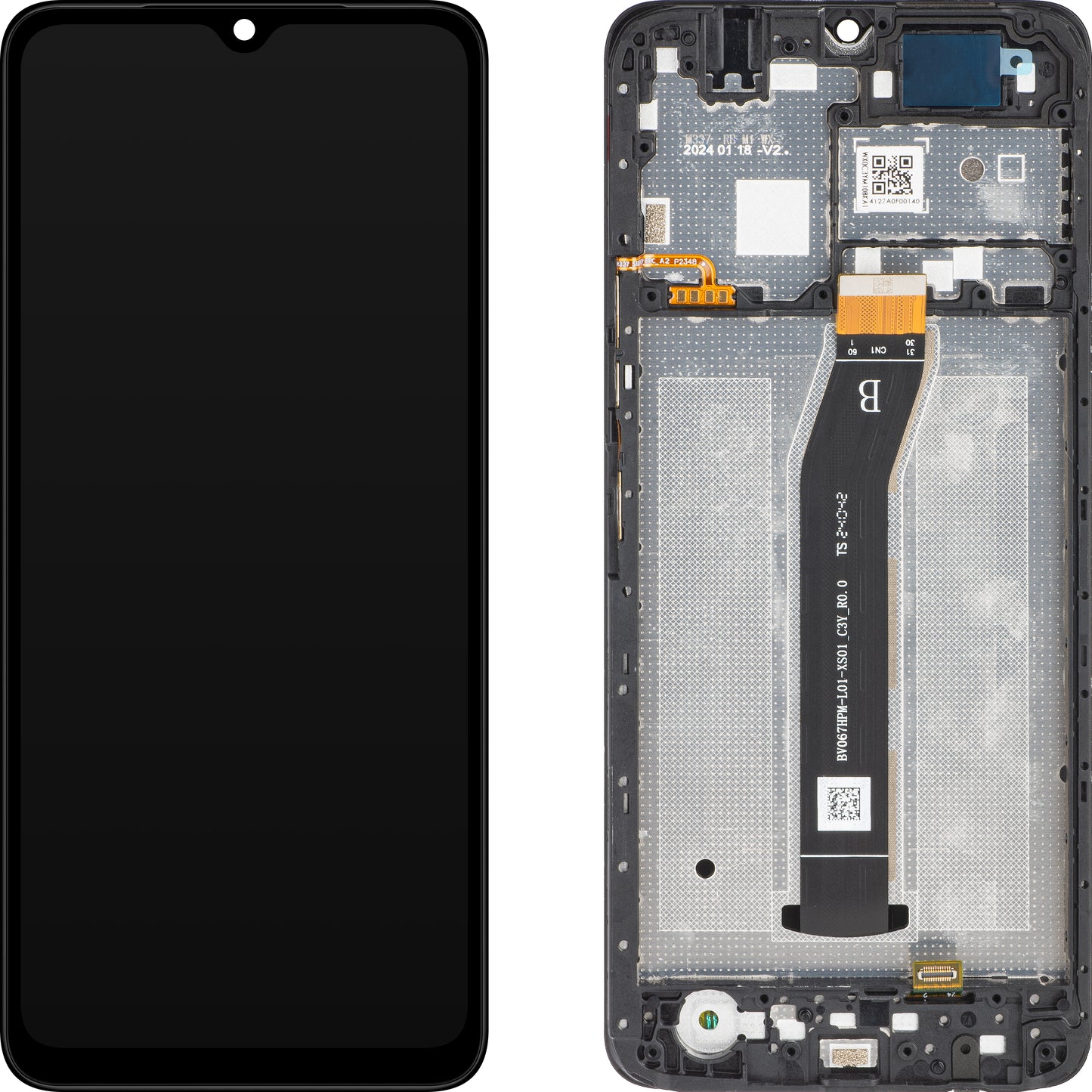 Display cu Touchscreen Xiaomi Redmi A3, cu Rama, Negru, Service Pack 5600010C3Y00