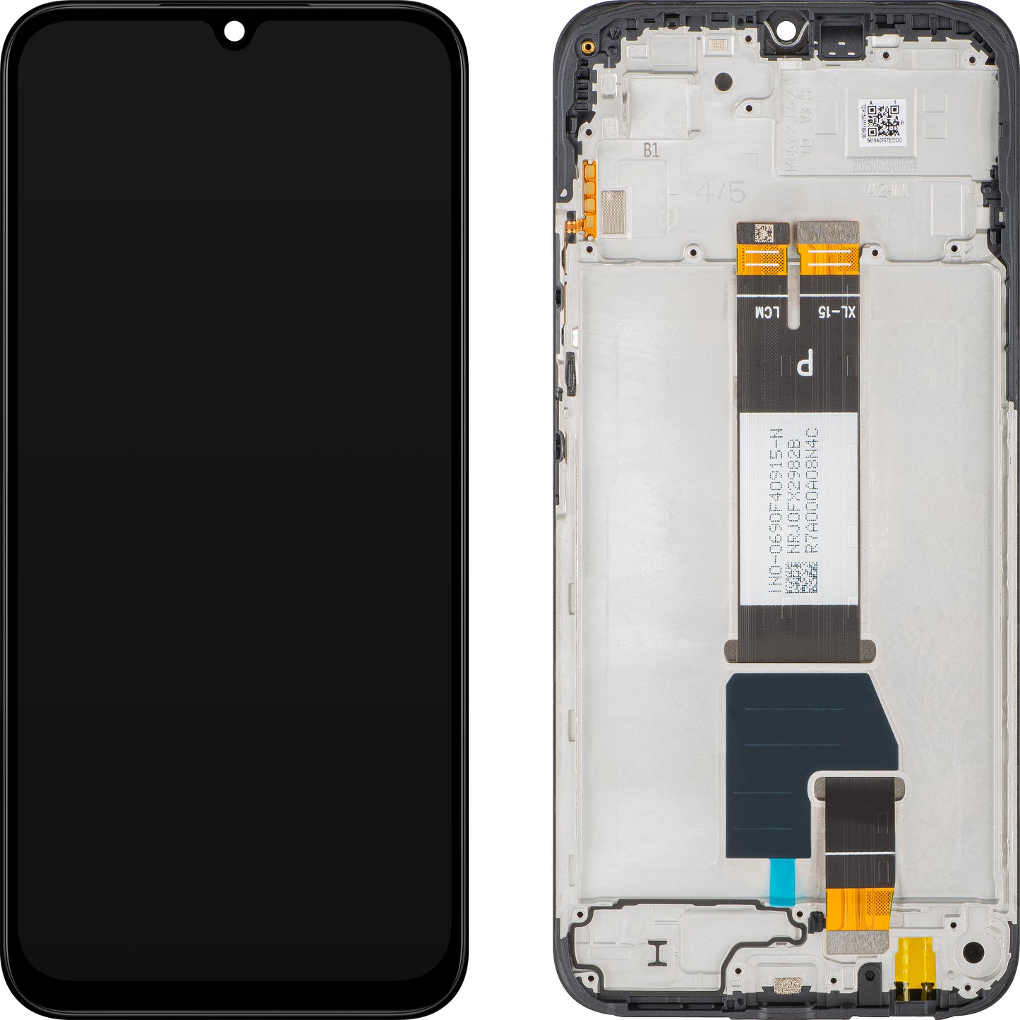 Display cu Touchscreen Xiaomi Redmi 15C 5G, cu Rama, Negru, Service Pack 56000200P1500
